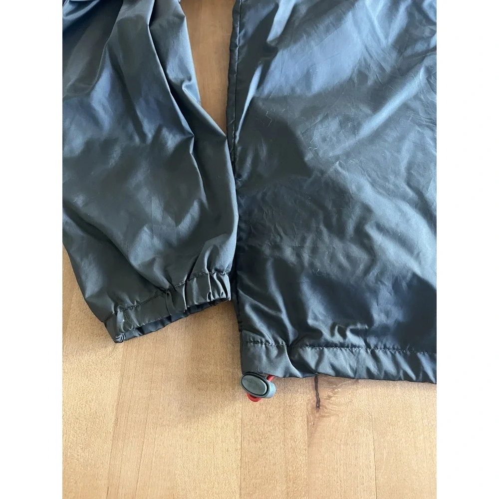 Superdry Sport Mens Black Nylon Streetwear Rain Jacket Size M Medium Windbreaker